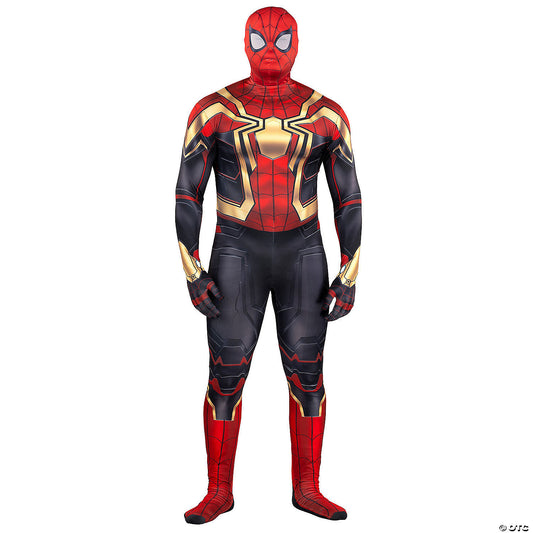 Adlt Spiderman Integrated Zentai Suit Md