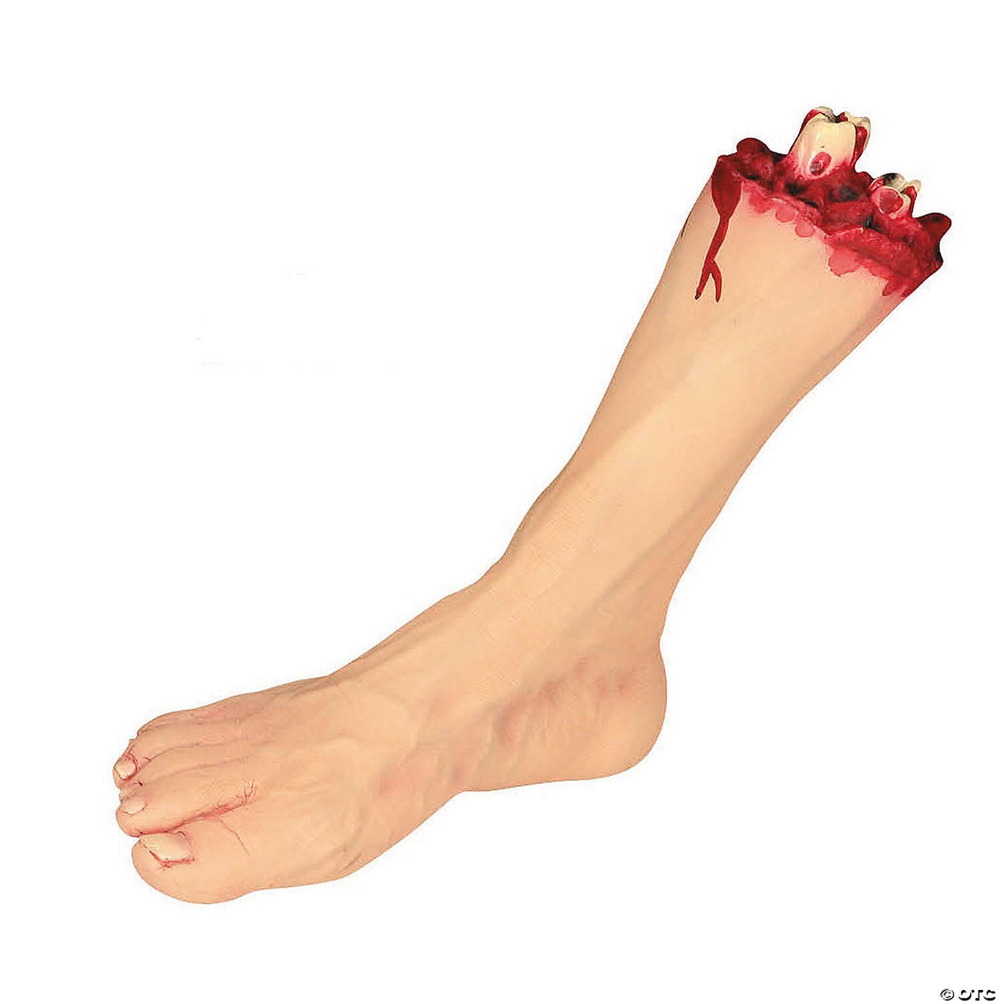 11" Severed Plastic Foot Halloween Tabletop Decoration