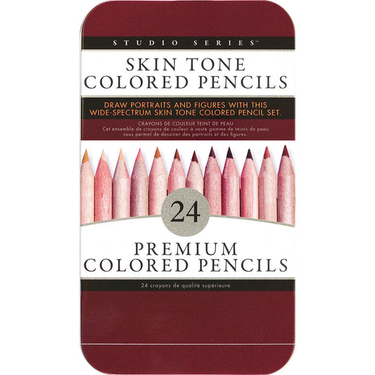 Skin Tone Colored Pencils 24-Pack