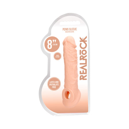 RealRock Skin 8 in. Penis Extender Sling Beige | Adult Toy – Discreet Packaging