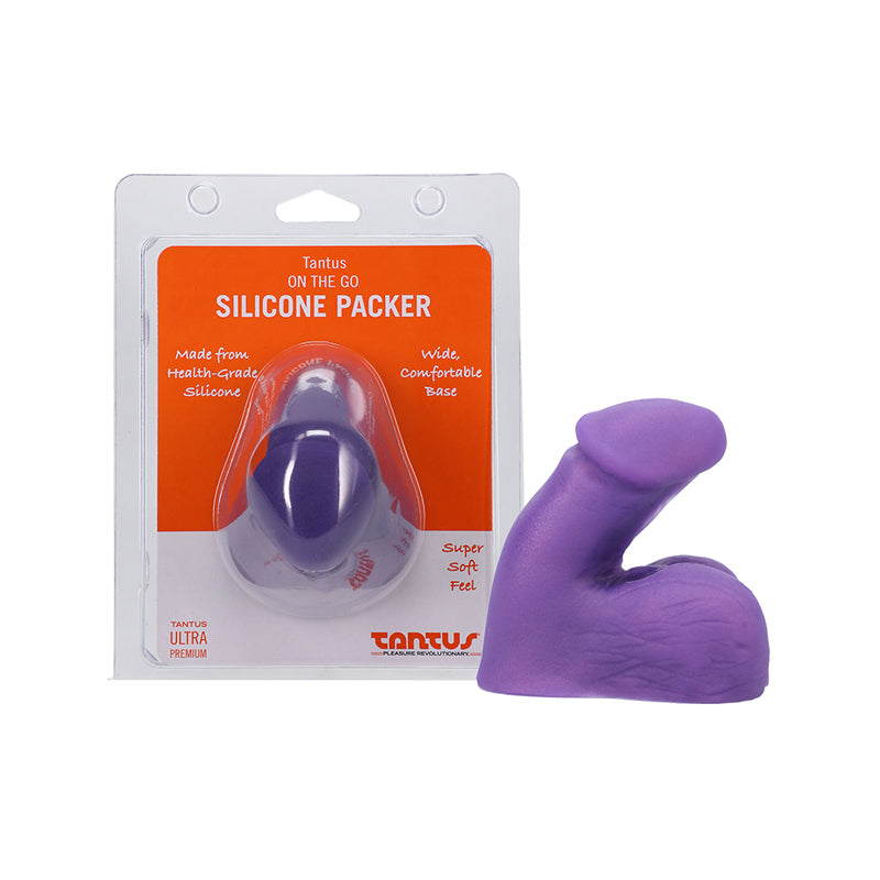 Tantus On The Go Silicone Packer Amethyst (Clamshell) | Adult Toy – Discreet