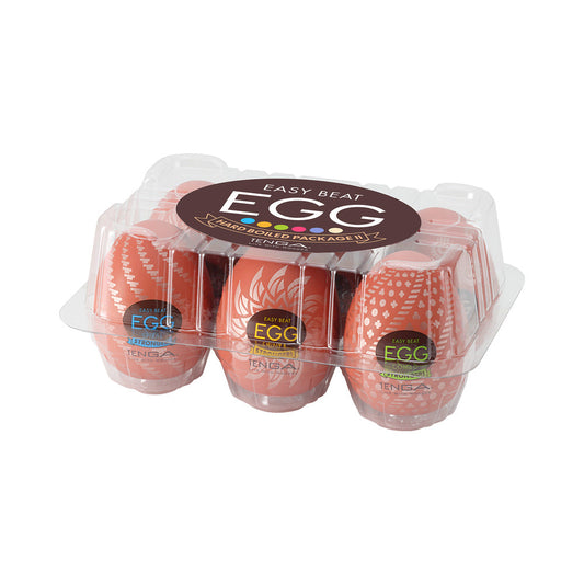 Tenga EGG Variety Pack Hard Boiled II 6 Pack - Male Masturbation Toy Set