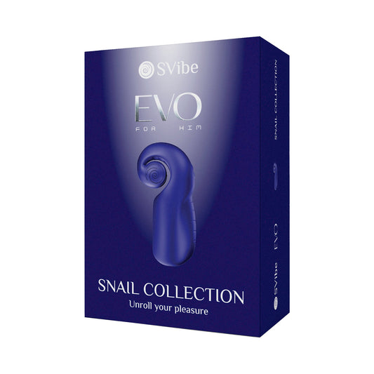 Snail Vibe SVibe Evo Rechargeable Masturbator Navy