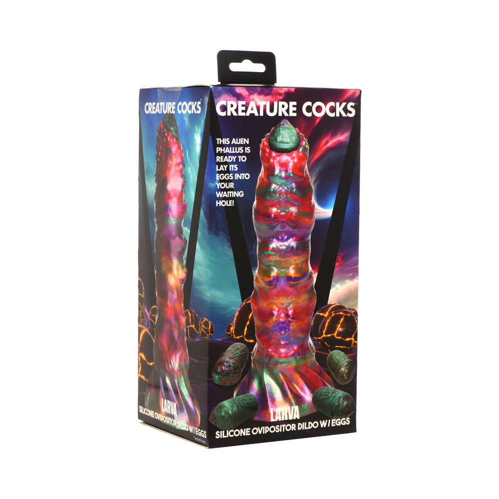 Larva Ovipositor Dildo w/ Eggs – Alien Egg-Laying Fantasy Toy