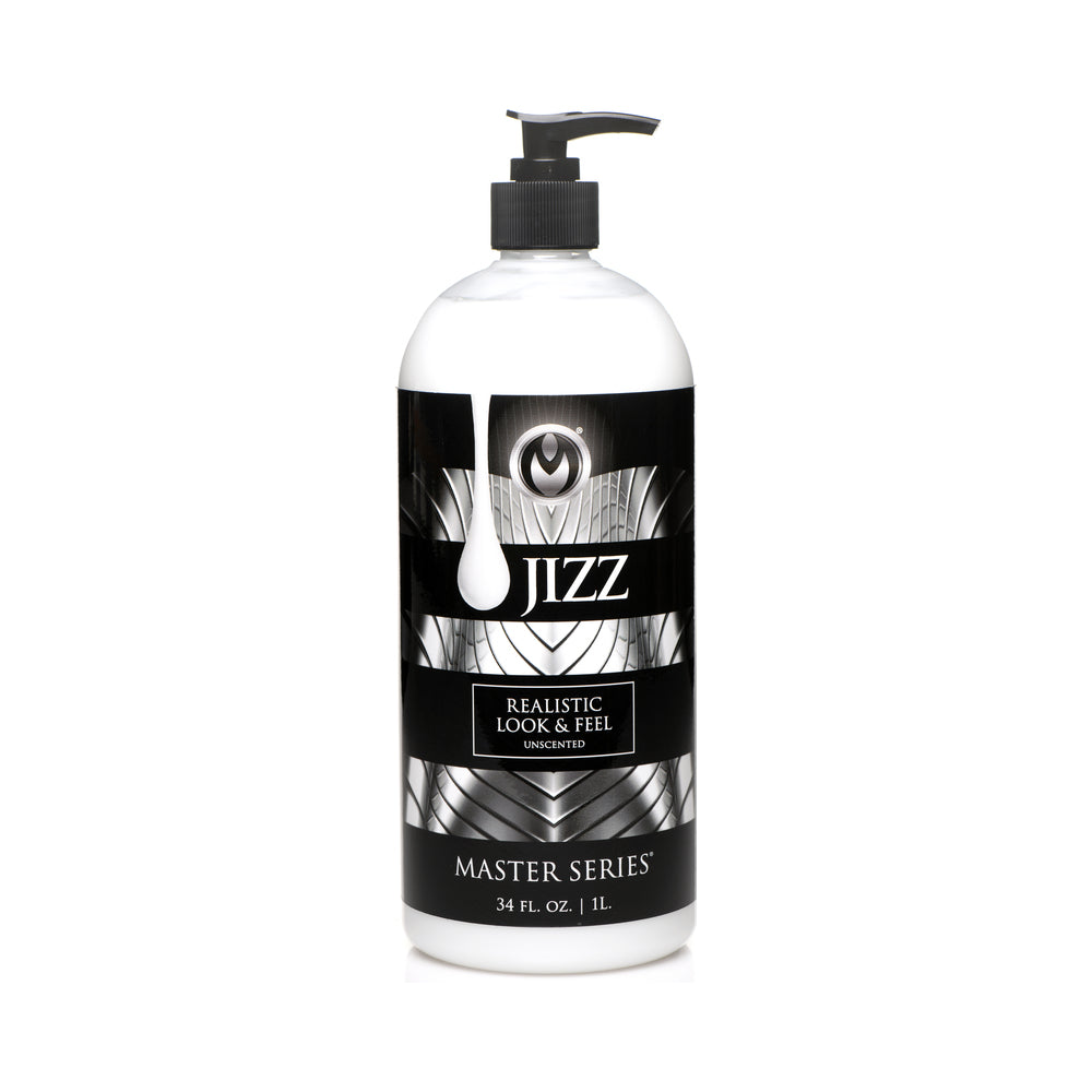 Master Series Unscented Water-Based Jizz Lube 34 oz Thick Long-Lasting