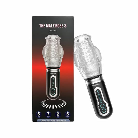 The Male Rose 3 - High-End Male Masturbator with Vibrating Functions