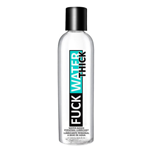Fuck Water Thick Clear Water-Based Lubricant 4 oz - Gentle Water-Based Formula