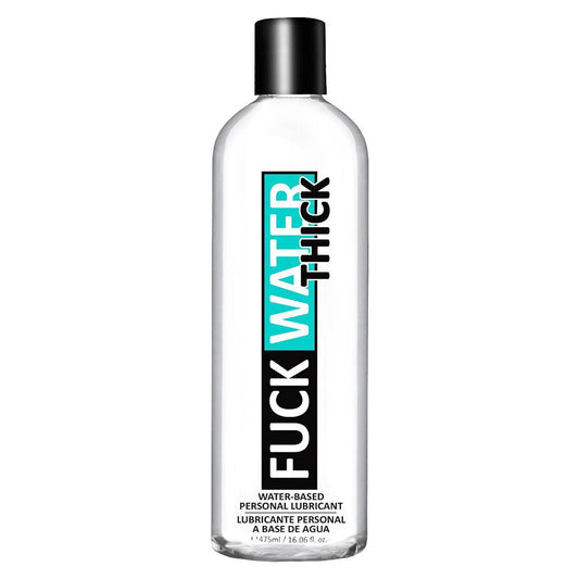 Fuck Water Thick Clear Water-Based Lubricant 16 oz - Long-Lasting Personal Gel