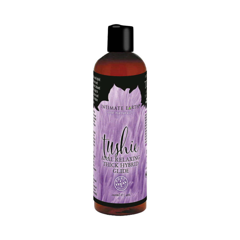 Intimate Earth Tushie Hybrid Anal Relax Glide 4 oz Silky Smooth Lube