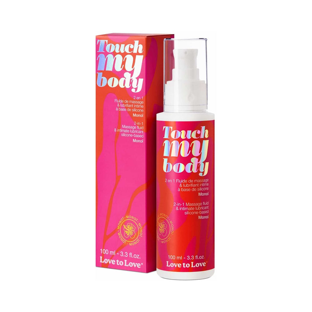Love to Love Touch My Body 2-in-1 Massage Fluid & Intimate Lubricant Monoi 3.3 o