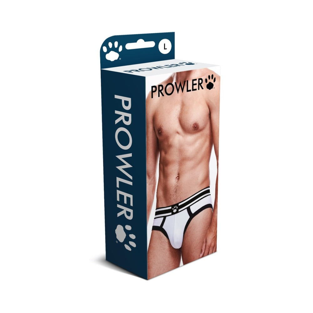 Prowler Brief White/Black L