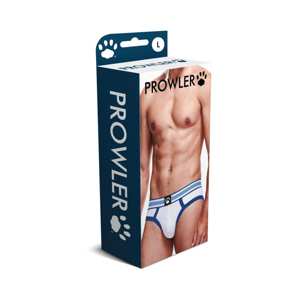 Prowler Brief White/Blue L