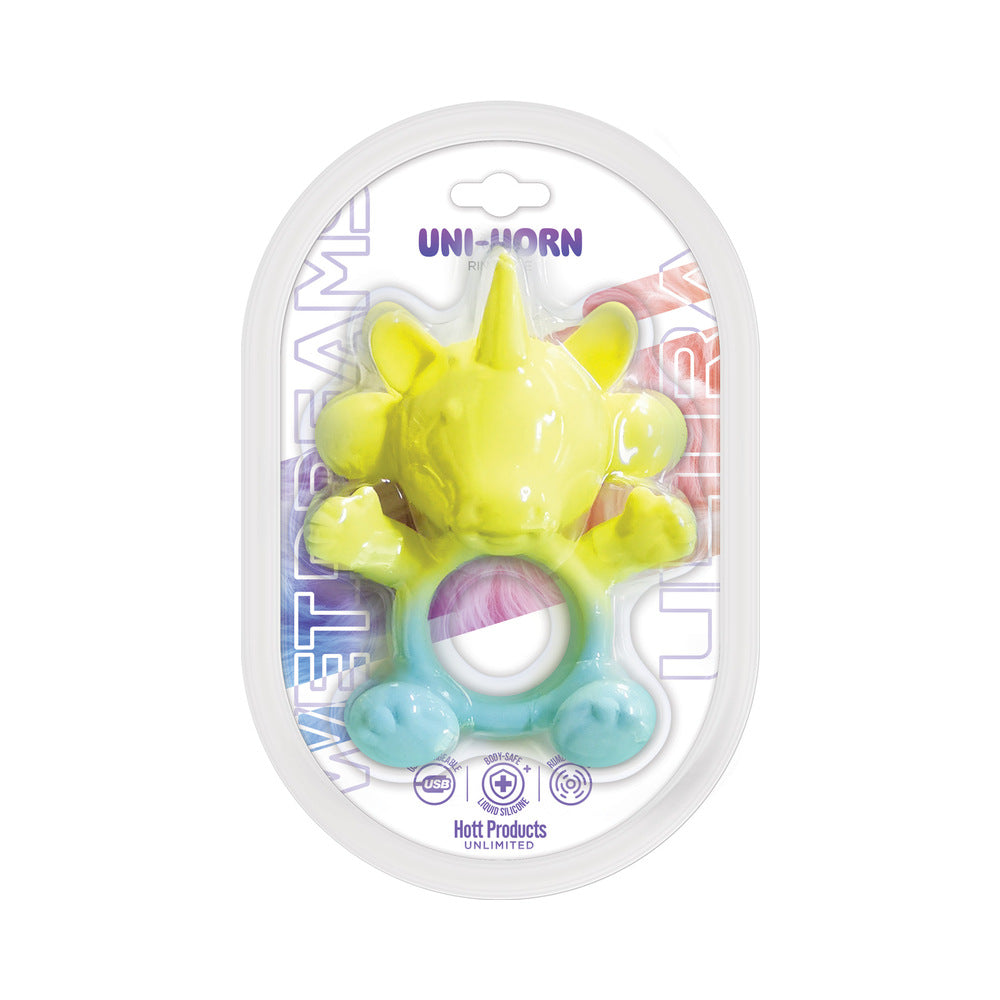 Wet Dreams Ultra Uni-Horn Liquid Silicone Ring Vibe