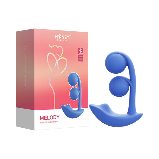 Honey Play Box Melody Pressure Sensing App-Controlled Twin Balls Dual Vibrator B