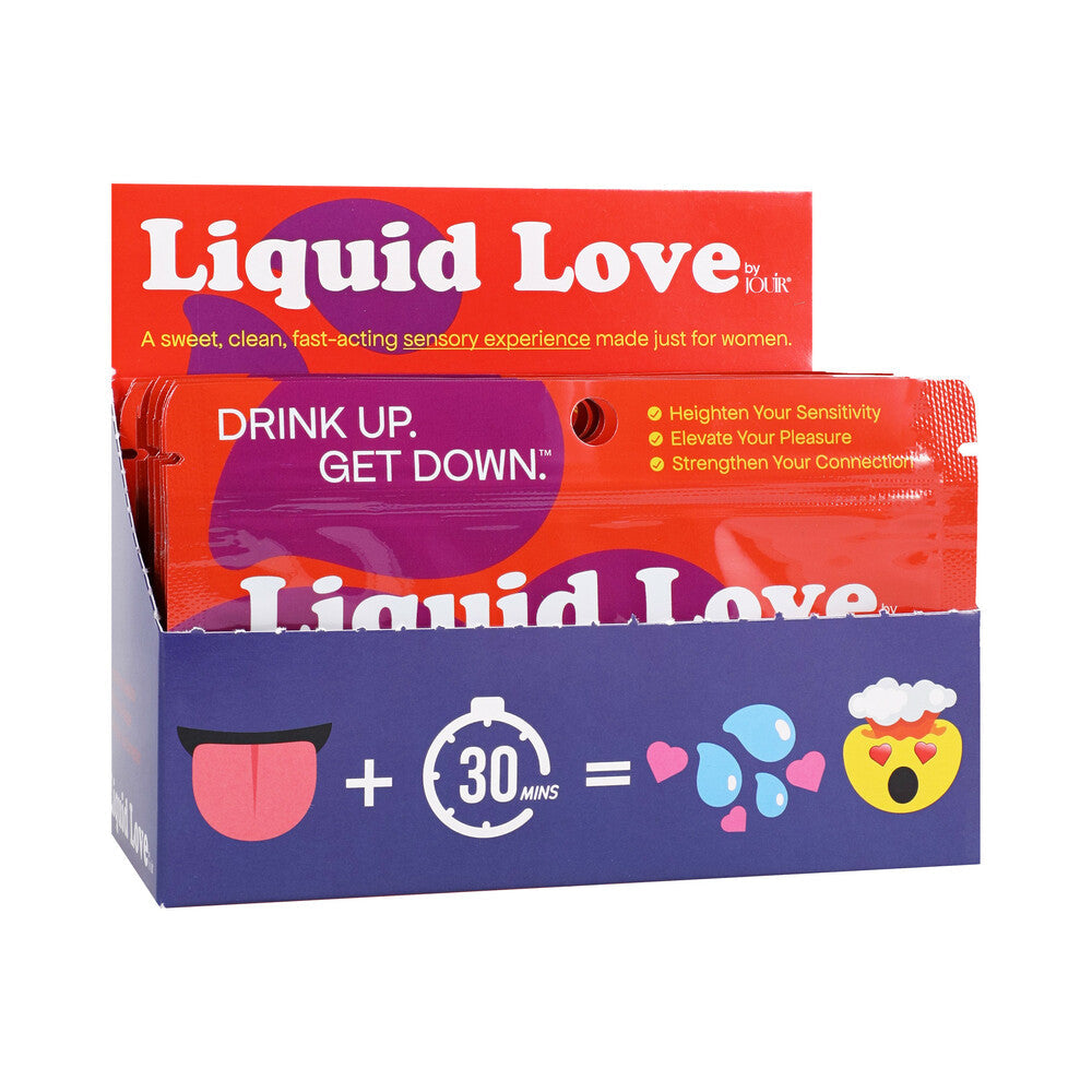 Liquid Love by Jouir Drink Up Get Down Sweet Sexual Supercharger 12-Pack Display