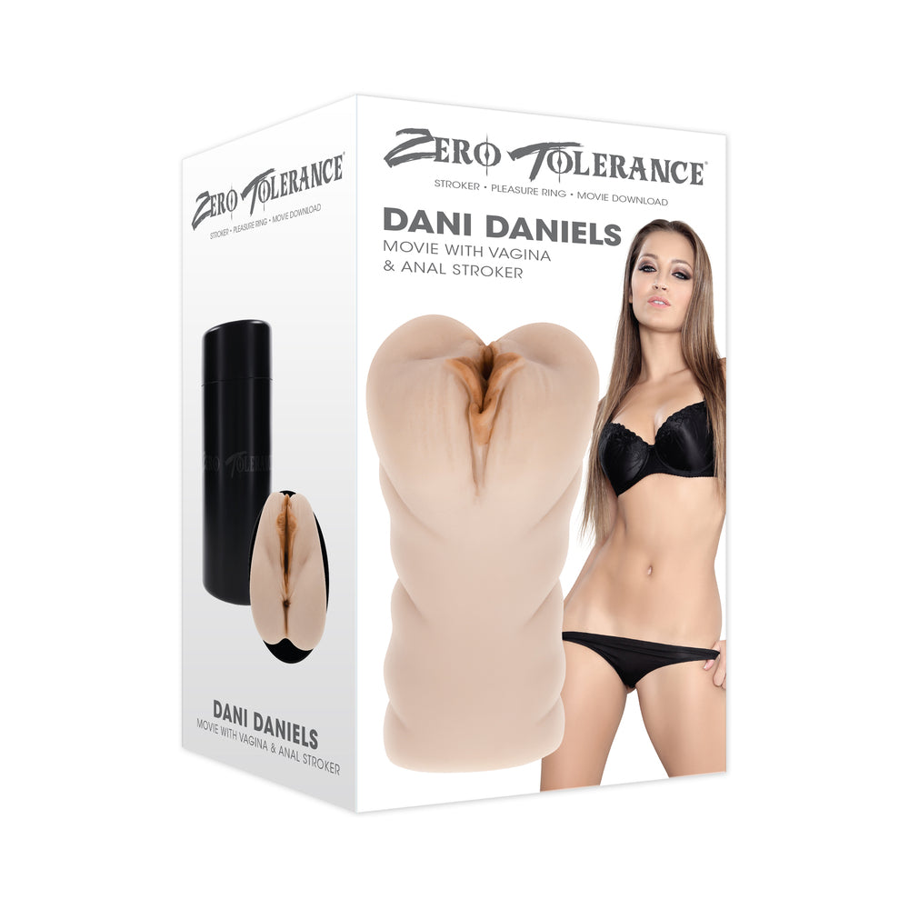 Zero Tolerance Dani Daniels Movie with Vagina & Anal Stroker Light – Adult Film