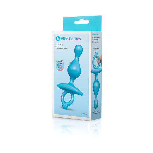 b-Vibe Butties Pop Beaded Silicone Plug – Textured Silicone Anal Toy