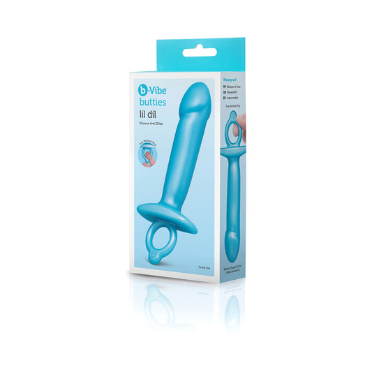 b-Vibe Butties Lil Dil Silicone Anal Dildo – Compact Silicone Anal Toy