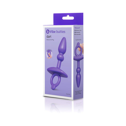 b-Vibe Butties Dart Silicone Anal Plug – Smooth Silicone Beginner Anal Toy