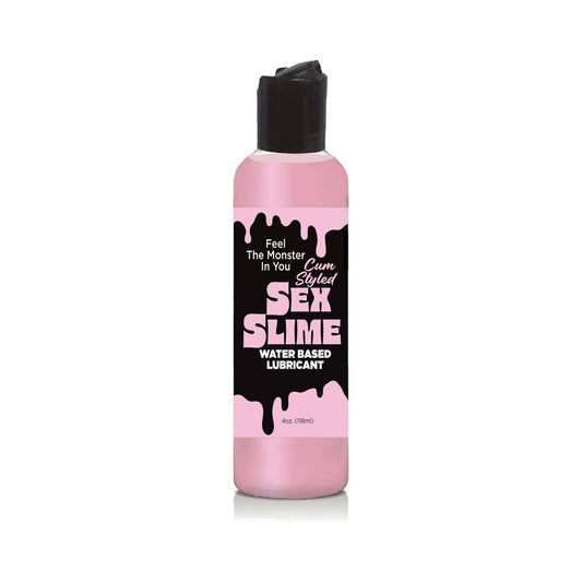 Sex Slime Opaque Pink 4 oz – Large Bottle Adult Lubricant for Sensual Play