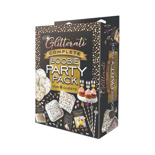 Glitterati Party Pack Boobie – Fun & Sparkly Adult Party Decoration Kit