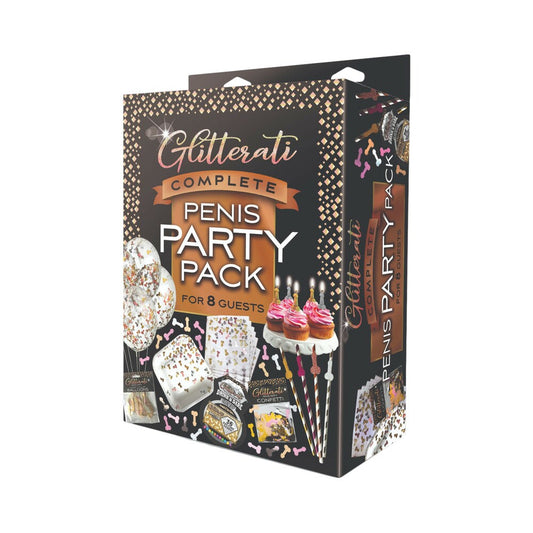 Glitterati Party Pack Penis – Sparkling Adult Party Decorations & Accessories