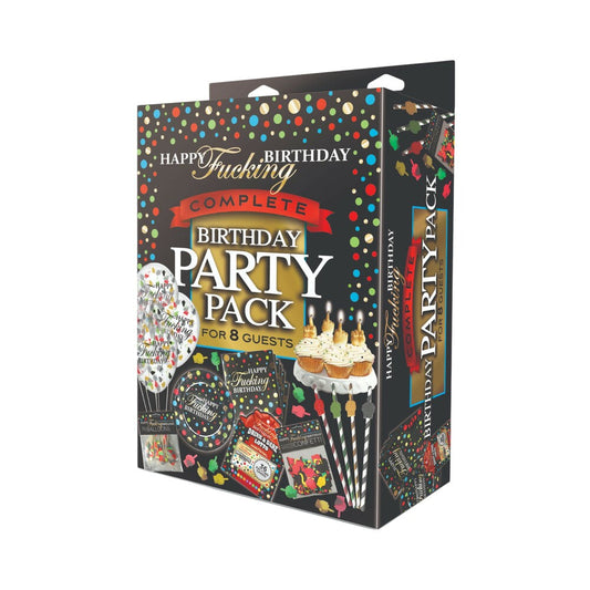 Happy Fucking Birthday Party Pack – Adult Party Supplies for Fun Celebration