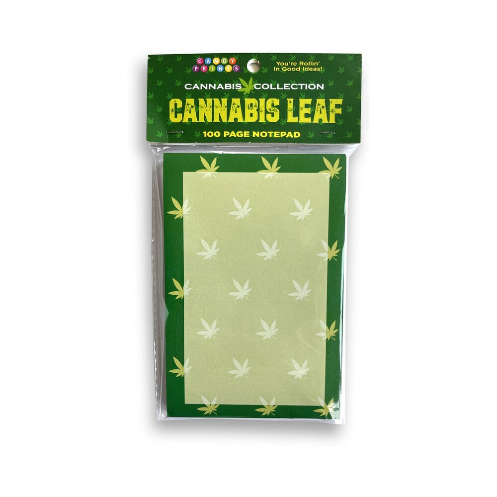 Cannabis Leaf Notepad – Fun and Functional Adult-Themed Writing Pad