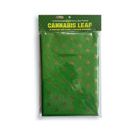 Cannabis Leaf Tissue Paper – Stylish Adult Party Decoration & Gift Wrap