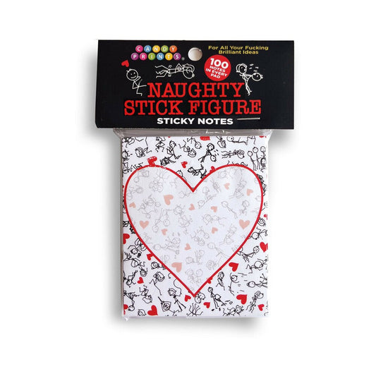 Naughty Stick Figure Sticky Notes – Funny Office or Party Notes for Adults