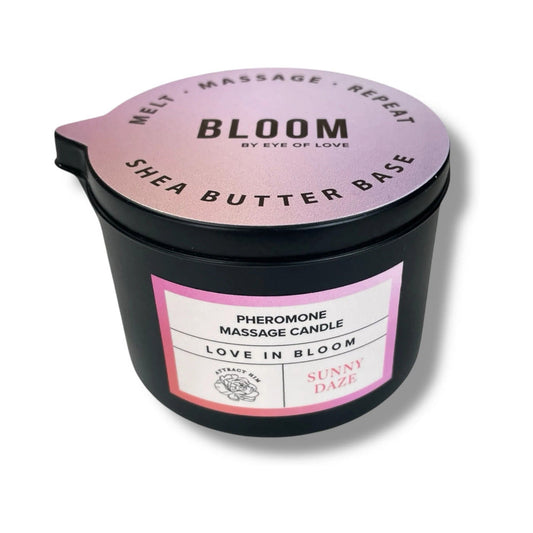Eye of Love Bloom Pheromone Massage Candle Sunny Daze 5 oz Sensual Aromatherapy