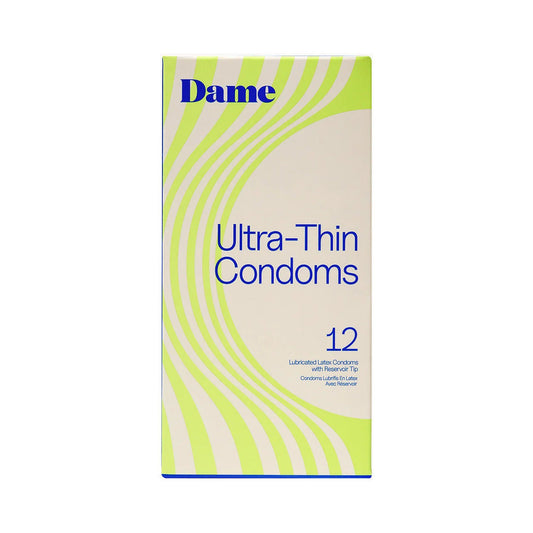 Dame Condom 12-Pack – Premium Latex Condoms for Safe, Comfortable Protection