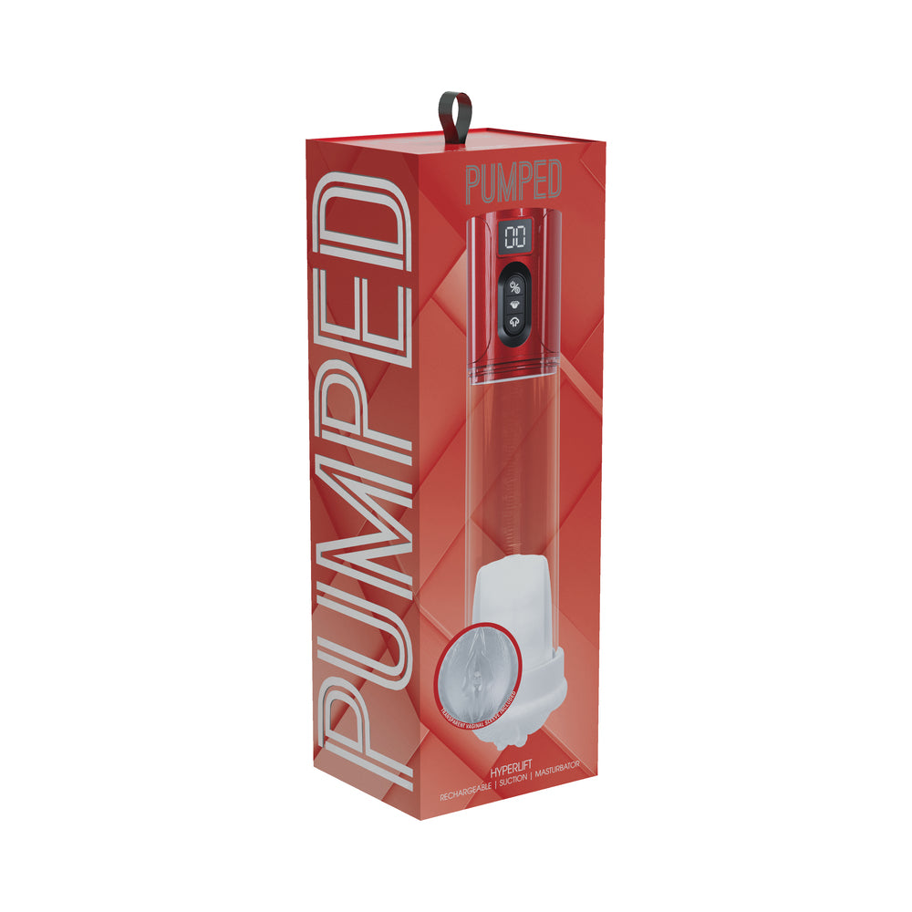 PUMPED HyperLift Masturbator Suction Metallic Red