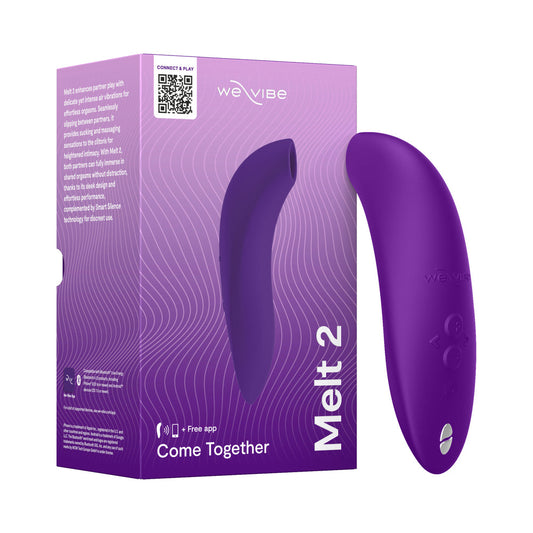 We-Vibe Melt 2 Pleasure Air Clit Stim Purple – Luxury Rechargeable Clitoral Toy