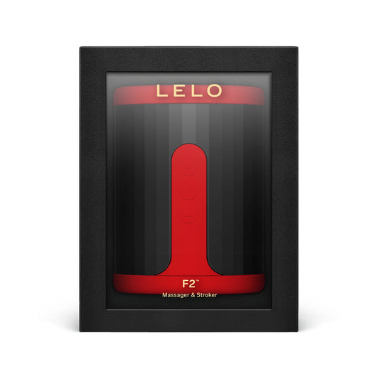 LELO F2S Massager & Stroker Red – Luxury Rechargeable Stroker and Massager
