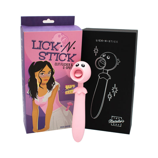 Lick n' Stick Clit Flicker & G-Spot Vibrator – Rechargeable Dual Stimulation