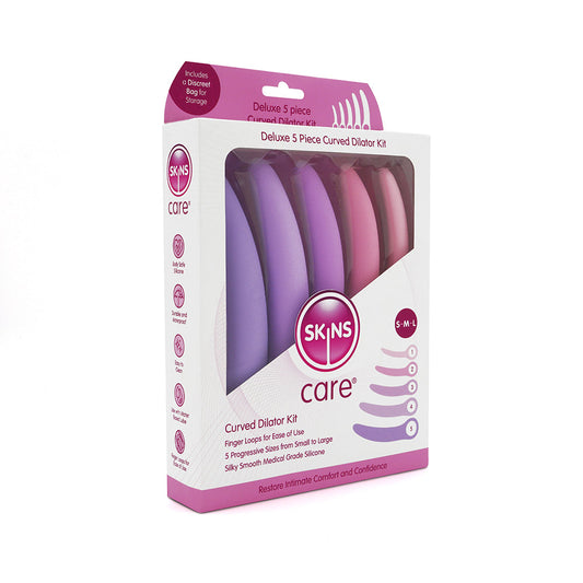 Skins Care Curved Dilators 5-Piece Set – Comprehensive Vaginal Therapy Kit