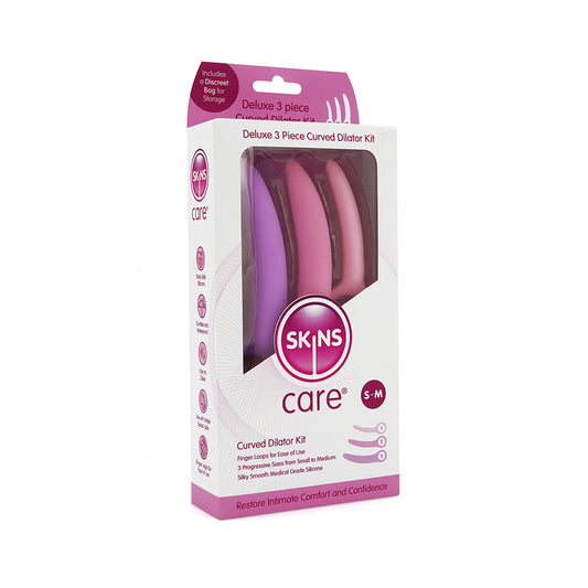 Skins Care Curved Dilators 3-Piece Set Medium Large – Vaginal Therapy & Comfort