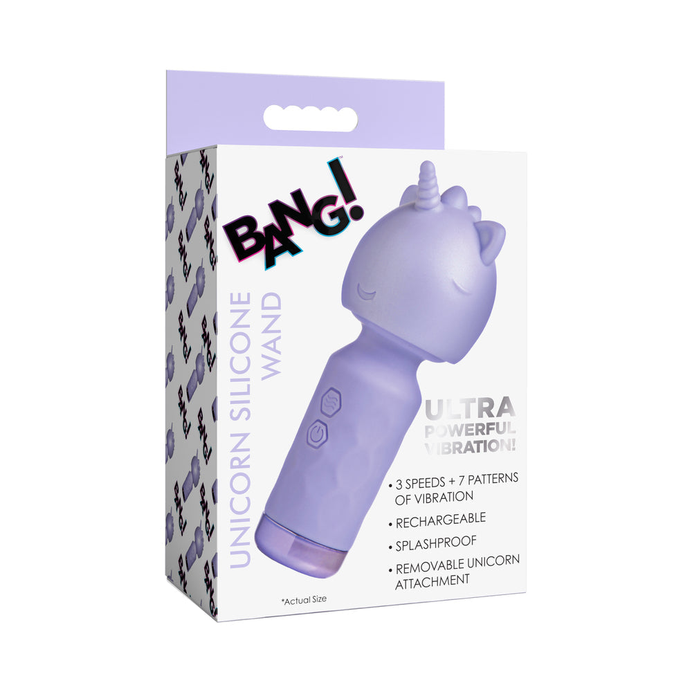 BANG! Unicorn Silicone Wand – Powerful Rechargeable Adult Massager Toy