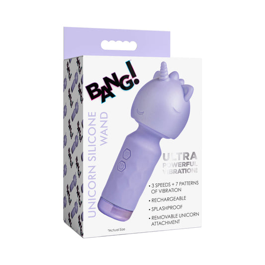 BANG! Unicorn Silicone Wand – Powerful Rechargeable Adult Massager Toy