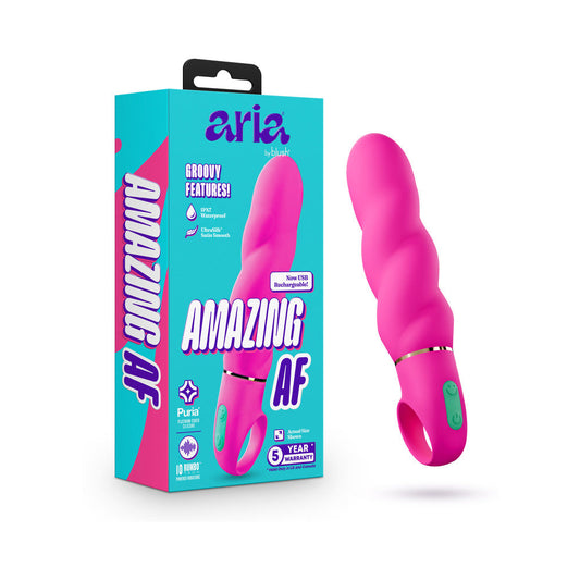 Aria Amazing AF 2.0 Rechargeable Vibe Fuchsia – Compact Rechargeable Vibe