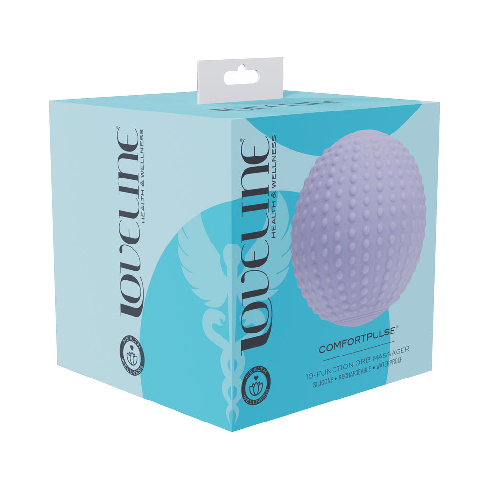 LoveLine ComfortPulse Silicone Massager Lavender