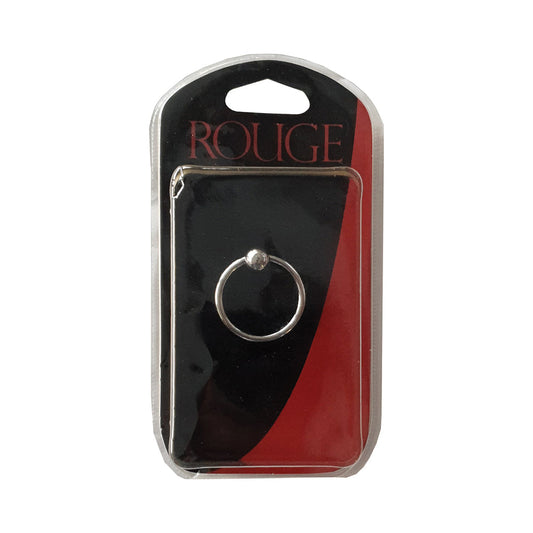 Rouge Stainless Steel Glans Ring with Pressure Point Ball – Adult Toy Accessory