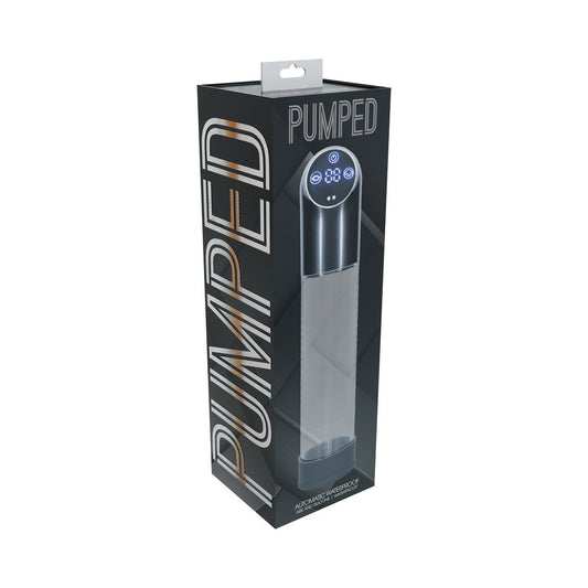 PUMPED Automatic Waterproof Gun Metal Male Vibrator – Rechargeable Adult Toy