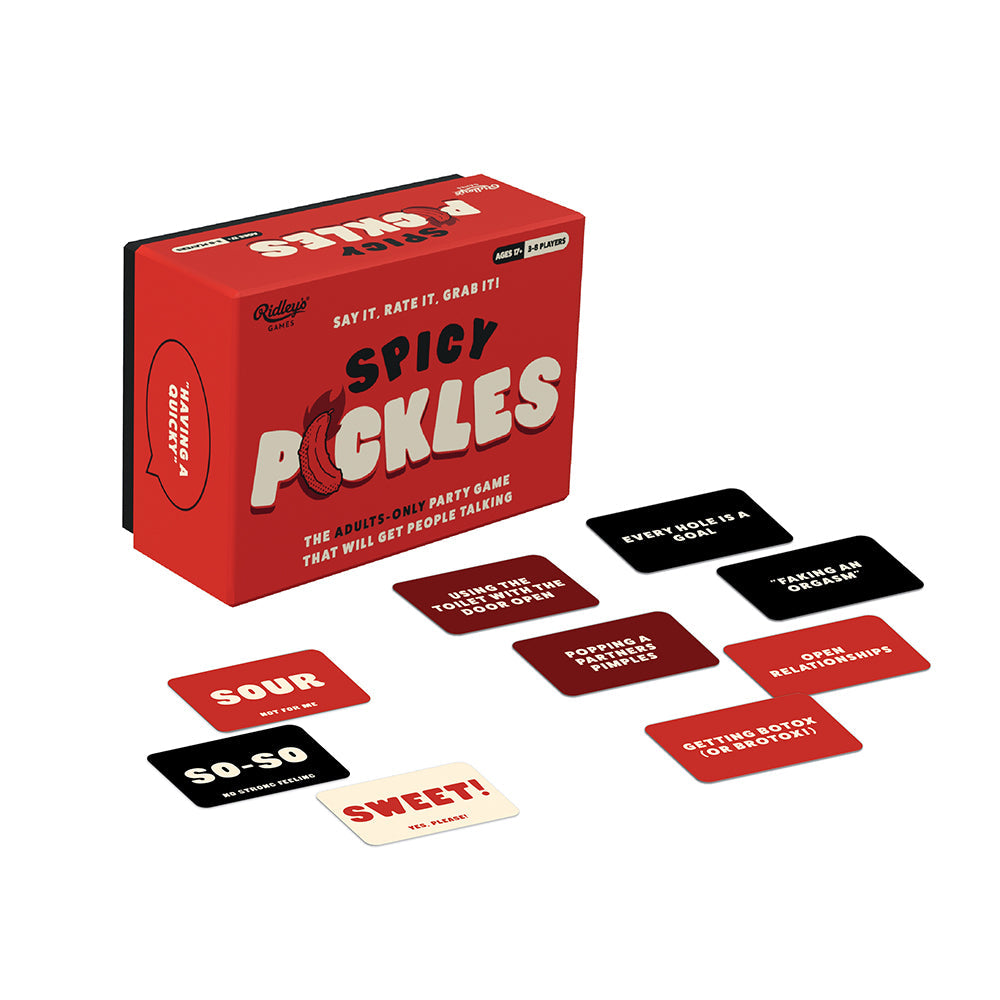 Spicy Pickles: The adults-only party game that will get people talking