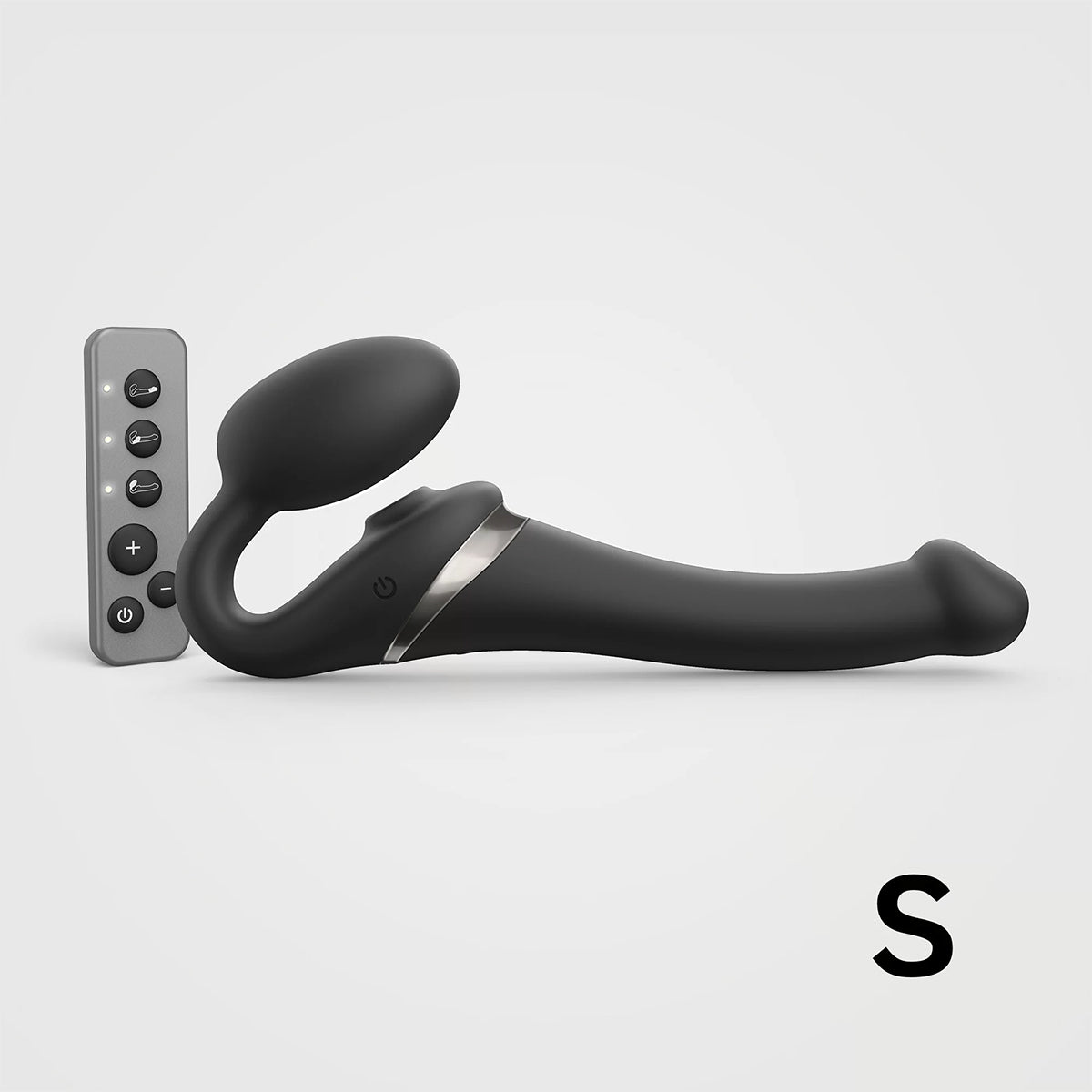 Strap-On-Me Multi Orgasm Bendable Strap-On Small Black