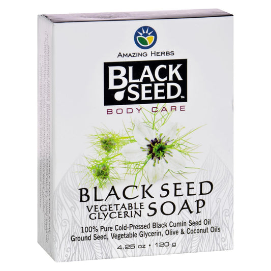 Black Seed Bar Soap - Vegetable Glycerin - 4.25 Oz