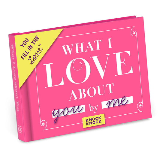 What I Love About You Activity Book Romantic Interactive Gift Idea