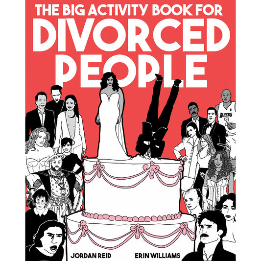 Big Activity Book for Divorced People - Fun Adult Party & Puzzle Book