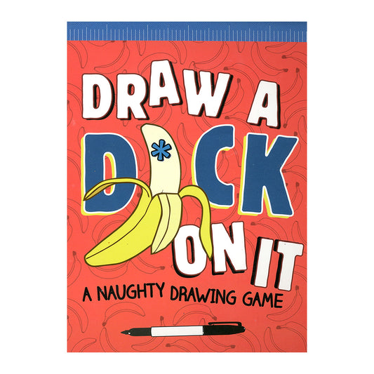 Draw a Dick On It Activity Book – Adult Humor, Party Fun & Creative Outlet
